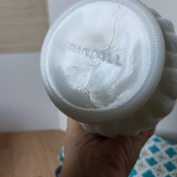 Vintage Randall Milk Glass planter vase Mid-Century Modern - Picture 5 of 6